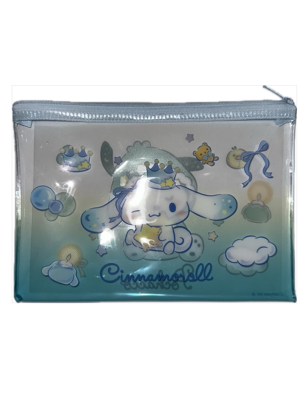 Cinnamoroll & Pochacco Clear Zip Pouch NWOT